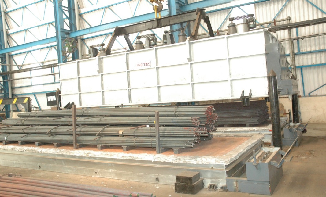BAR ANNEALING FURNACE FOR ANNEALING OF ALLOY STEEL BARS